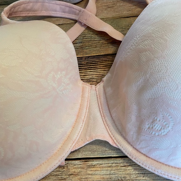 Bali Pink One U Side Smoothing Foam Underwire Bra #6548 Size 36DD - Picture 5 of 11